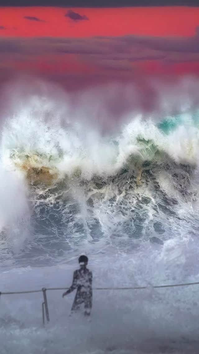 Would you get this close to a wave like this?