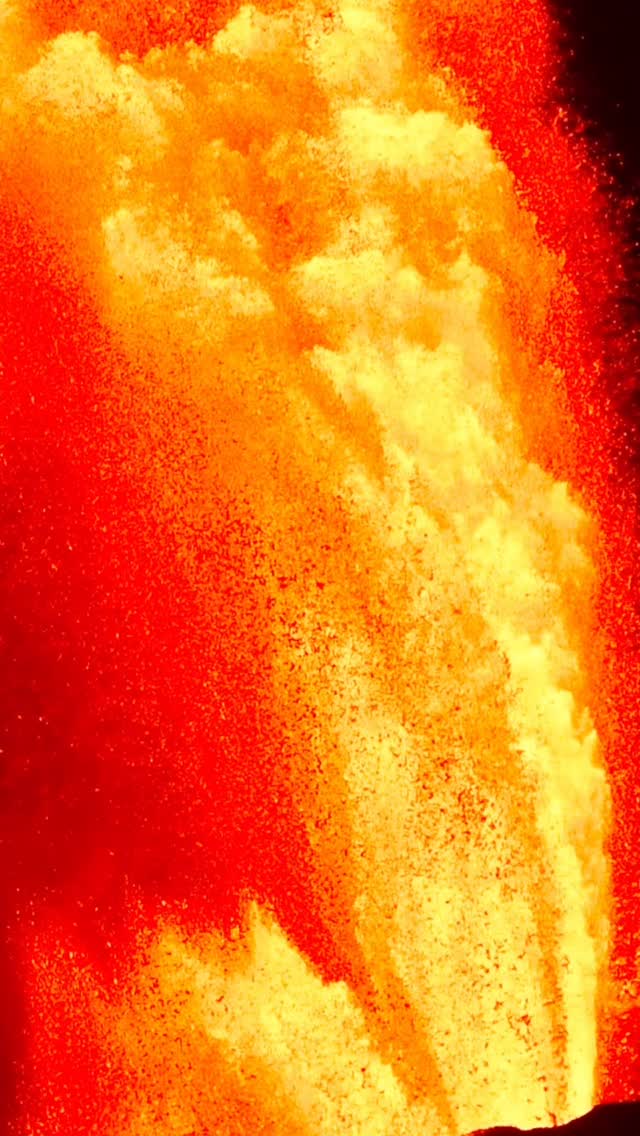 Pure molten power erupting into the air 🔥