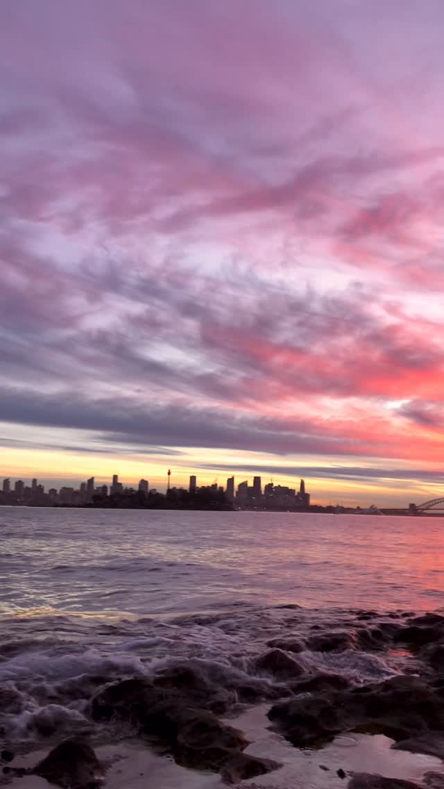 Colours like this never get old in Sydney