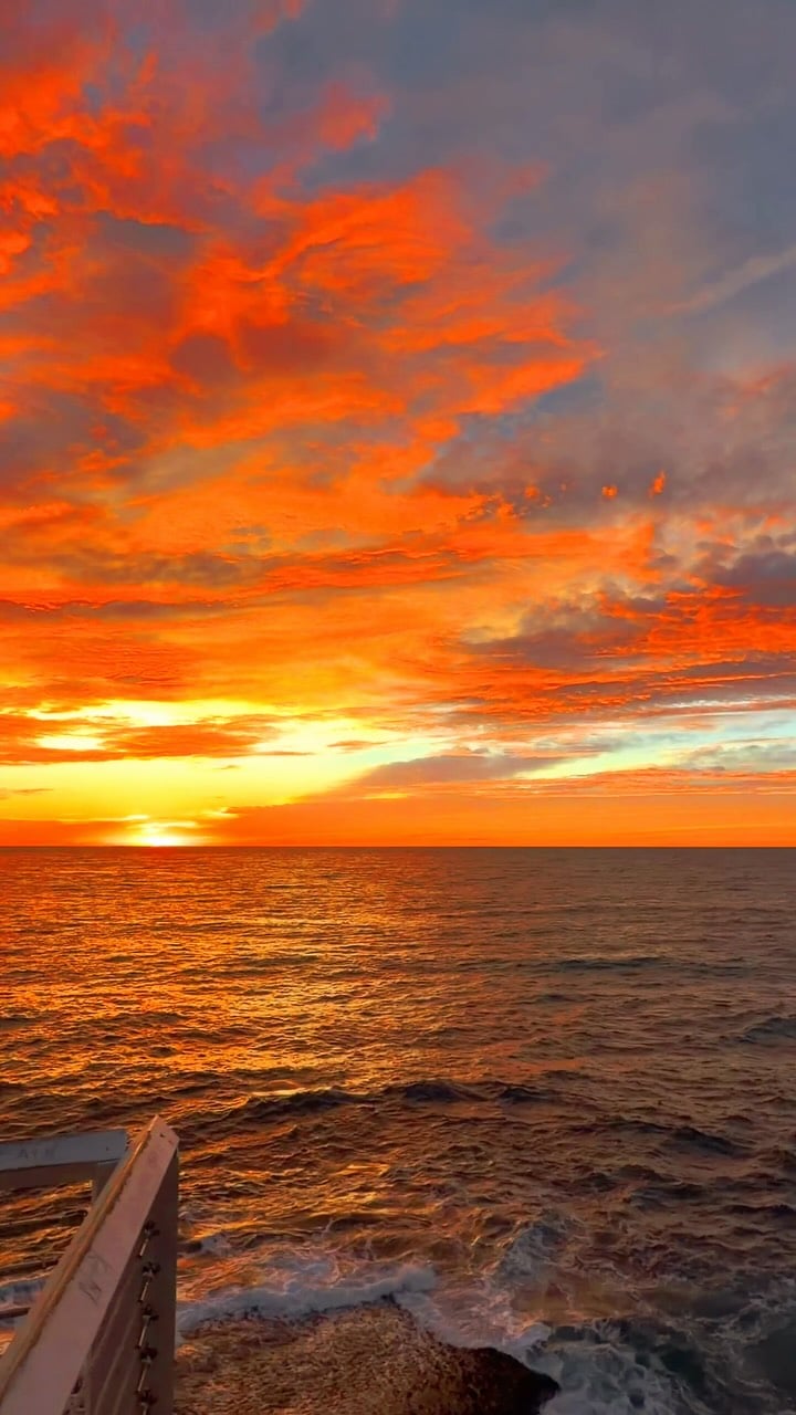 Hard to imagine a better sunrise than this 🔥❤️