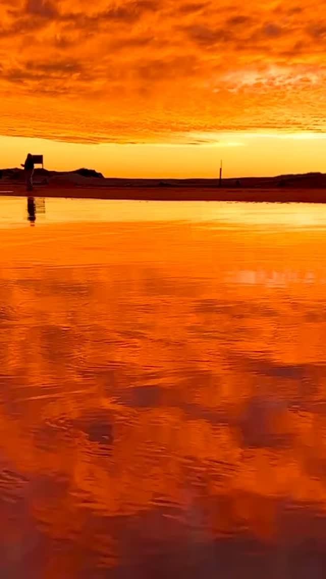 One of the craziest storm sunsets I’ve ever captured 🔥