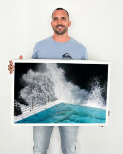 Framed Fine Art Print – Ice Splash