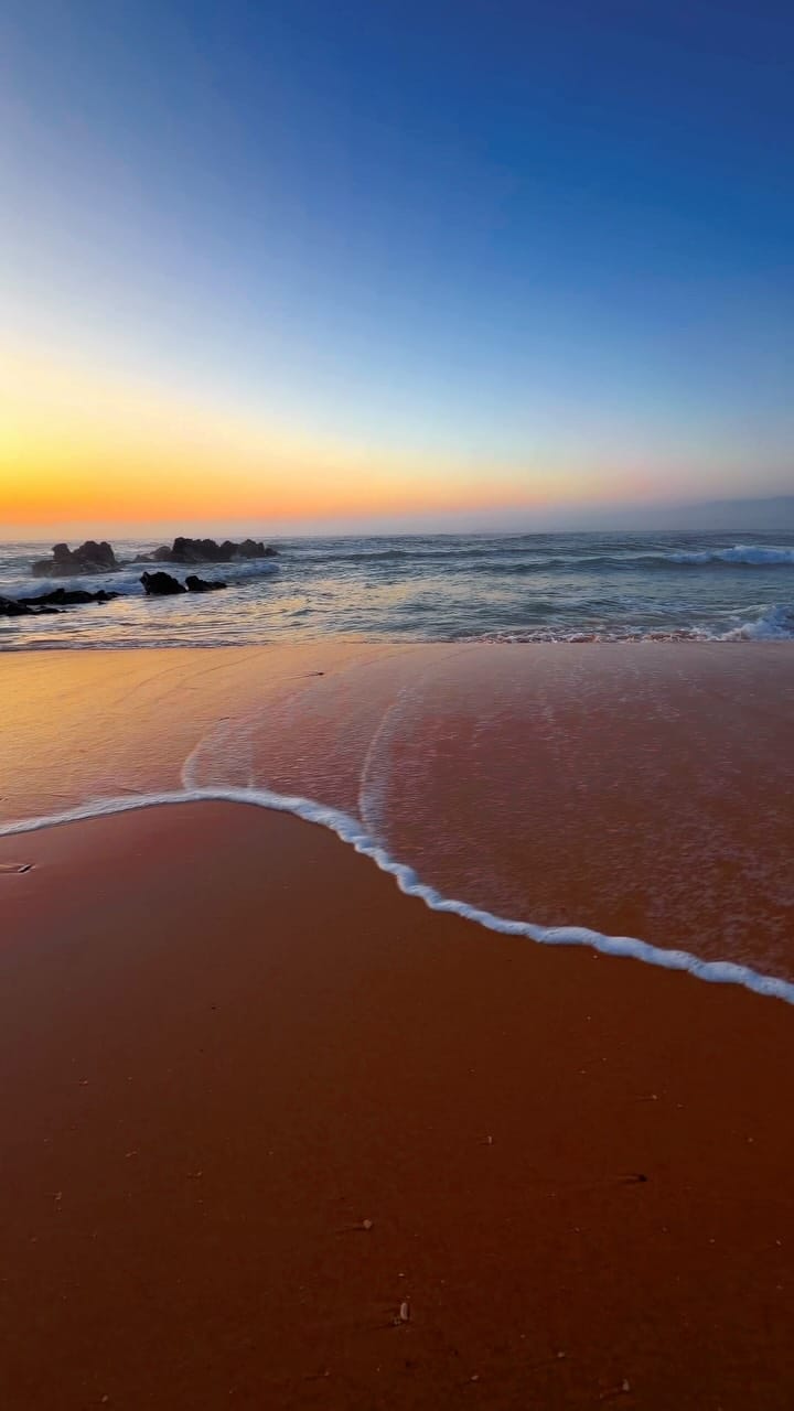 Starting the day where the light first touches the water 💛