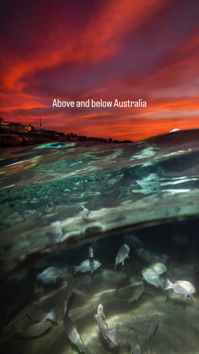 Above and below Australia