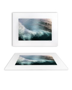 Mounted fine art print of a powerful ocean wave forming a vortex, captured in Sydney, Australia.